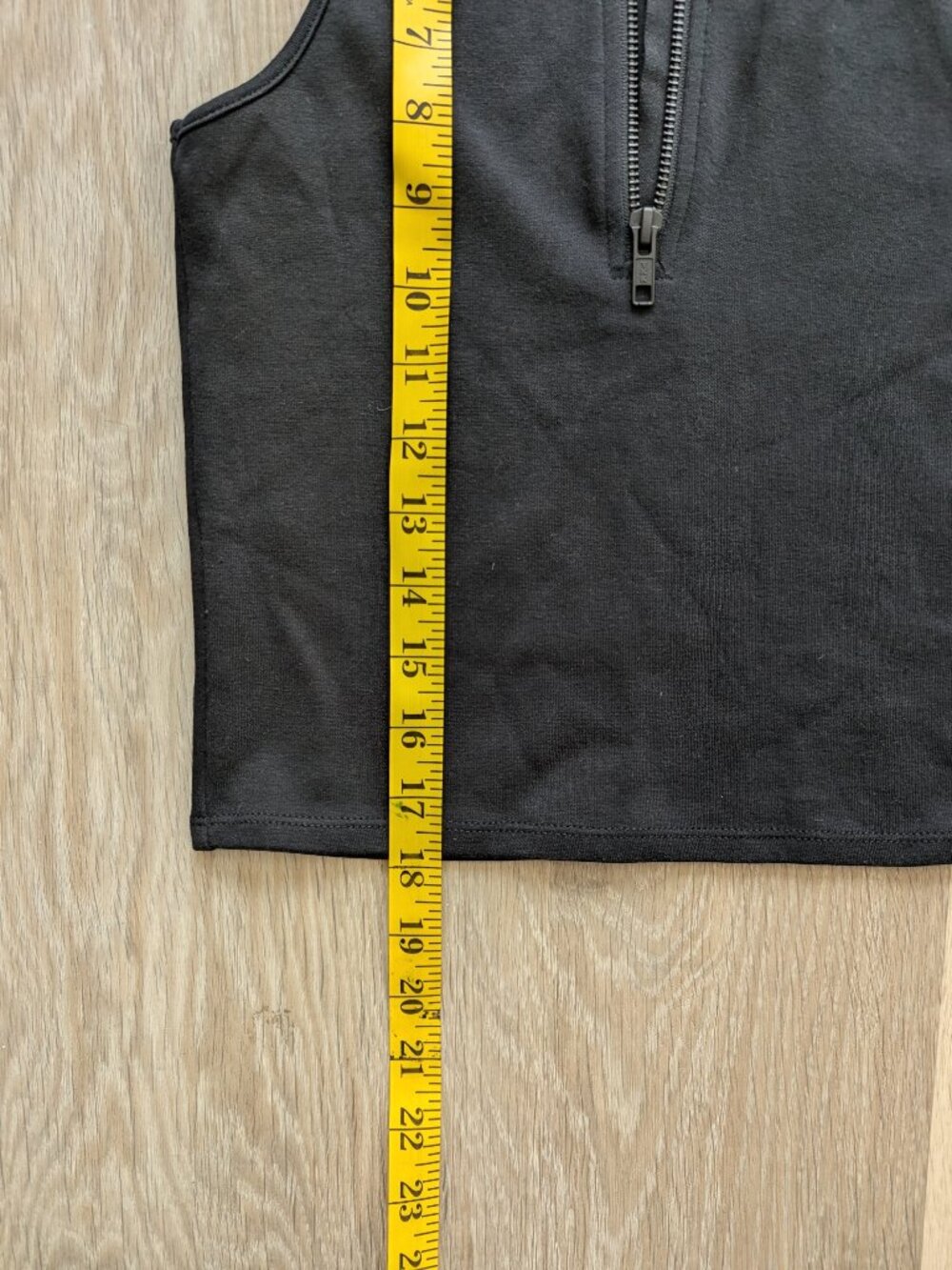 Madewell crop zipper tank, size XXS - Picture 6 of 6